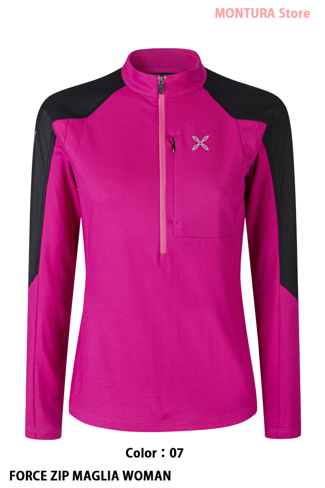 MONTURA FORCE ZIP MAGLIA WOMAN（MMZN45W）